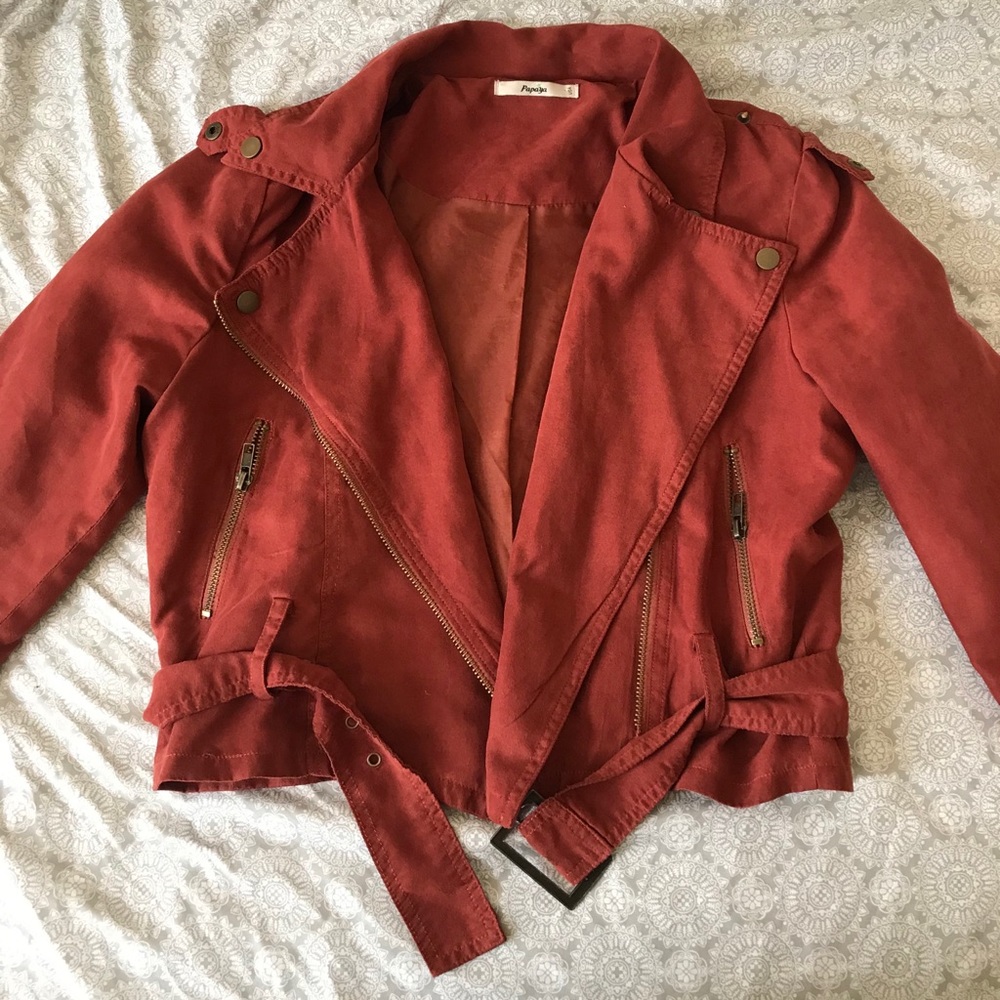ginger short trench jacket